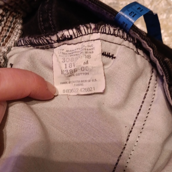 Vintage Lee Original Jeans Size 16 / 18W M Womens Jeans - Picture 5 of 8